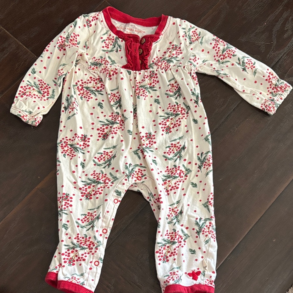 Burt’s Bees Holly Ruffle Romper